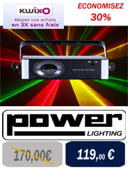 Power Lighting Laser : Laser 240 Mw Power Lighting saturne 240 RGY MK2 pour DJ