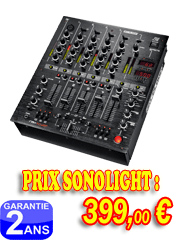 Reloop RMX 40DSP BlackFire, Table de mixage DJ's RMX 40 DSP Reloop