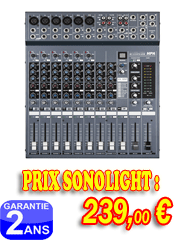 HPA Console de Mixage : HPA M1224FX USB pour la scène