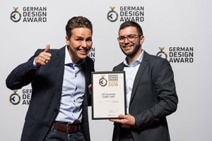 La srie CURV500 rcompense par les German Design Award 2016