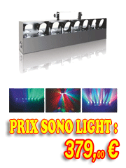 Light : Technylight LED HYDRA - Multi effet Led scan DMX512