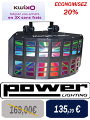 Power Lighting : Mega Led effet disco Led pour DJ