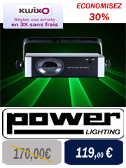 Power Lighting Laser : Laser vert 100 Mw Power Lighting Neptune 100 G MK2 pour DJ
