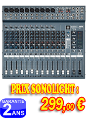 HPA Console de Mixage : HPA M1624FX USB pour la scène