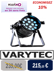 Varytec Projecteur Led : Projecteur PAR64 Led Varytec 15 x 10 watts Led RGBWA