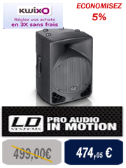 Ld Systems Oxid 12A : Enceinte amplifiée OXID 12 A pour DJ et musiciens
