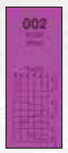 Feuille de Gelatine Rose code couleur 002 - 500 x 750 mm