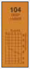 Feuille de Gelatine Ambre Foncé code couleur 104 - 500 x 750 mm