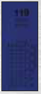 Feuille de Gelatine Bleu Foncé code couleur 119 - 500 x 750 mm