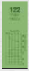 Feuille de Gelatine Vert Fougère code couleur 122 - 500 x 750 mm