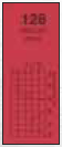 Feuille de Gelatine Rose Vif code couleur 128 - 500 x 750 mm