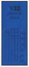 Feuille de Gelatine Bleu Medium code couleur 132 - 500 x 750 mm