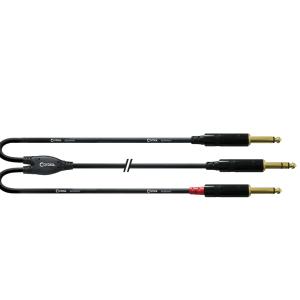 CORDIAL ECL CFY6VPP - Câble audio Jack - Jack mâle/2 J. mono m. - 6m - 6.35