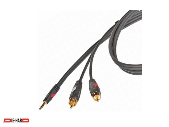 DH DHG520LU3 - cable serie pro Fiche 3.5mm - 2 x RCA mâle