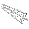 Structure Global Truss série F33 - Barre de 1 Mêtres - 3 connecteurs inclus