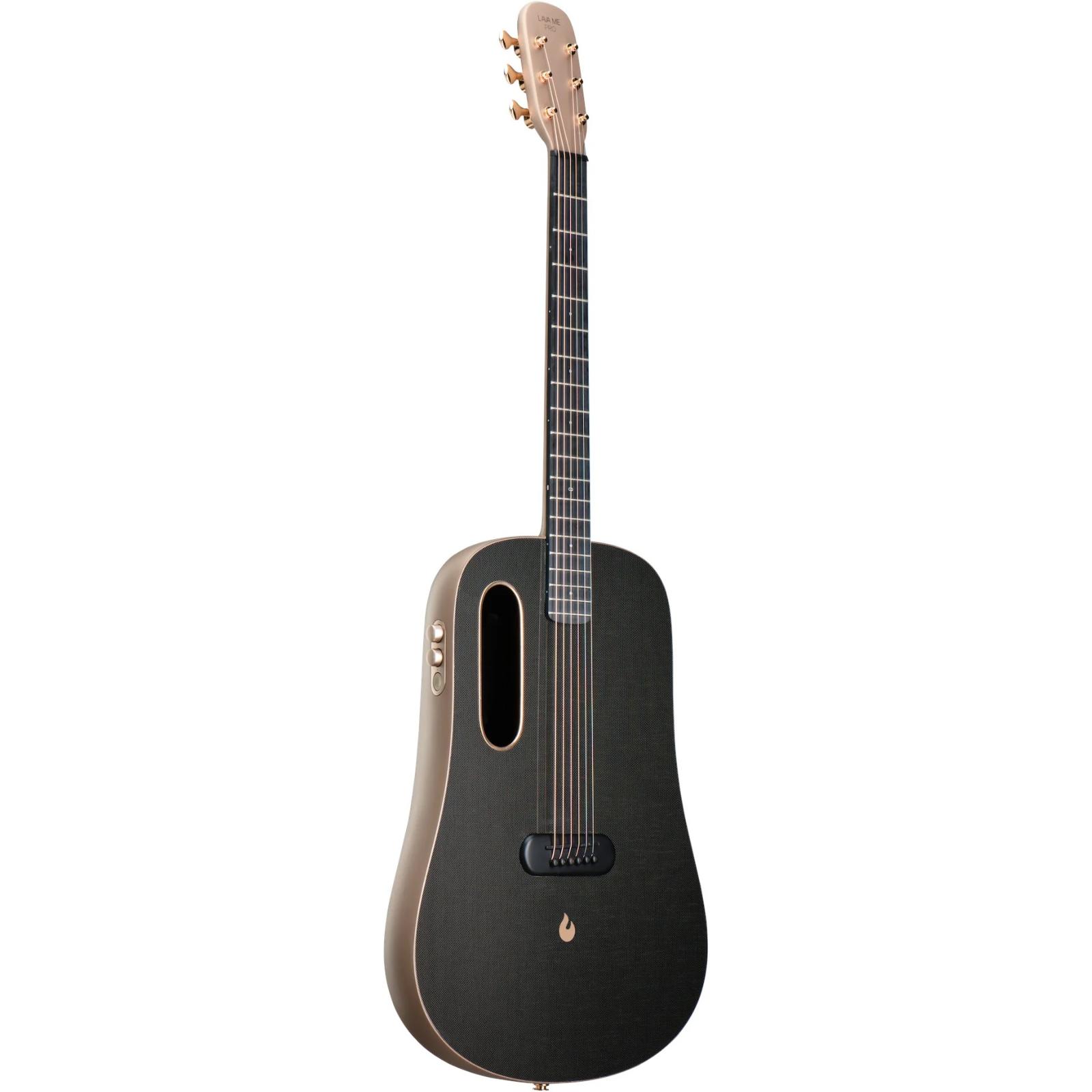 LAVA ME Play - Guitare Électro-Acoustique 36" - Housse - Fibre Carbone - Bleu/Blanc
