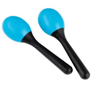 NINO PERCUSSION - MARACAS NINO PLASTIQUE OVALES, BLEU