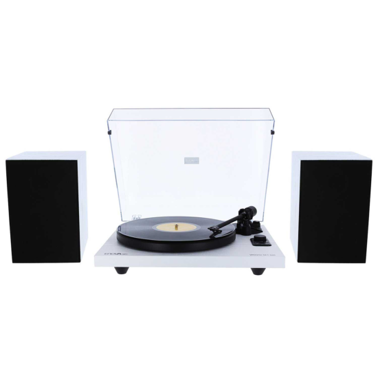 ENOVA VISION2 SET WH - Platine vinyle + Enceintes hifi USB/Bluetooth - blanche