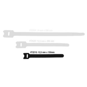 ADAM HALL - VT 2215 - Serre-câble velcro 150x22mm - noir