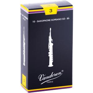 VANDOREN PARIS AVD SR203 - Soprano boite de 10 anches - Force 3