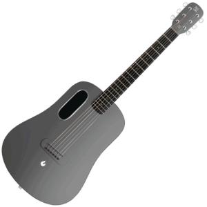 Lava Music Blue Lava 36" Electric Acoustic SmartGuitar w/ HiLava, Midnight Black