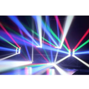 BeamZ MHL820 - Jeu de lumière double HELIX 8X LEDS 3W RGBW DMX