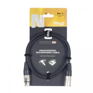STAGG NMC6R - Câble de microphone XLR/XLR (m/f), 6 m, série N