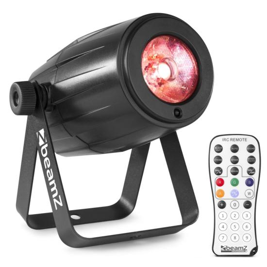 BeamZ PS12W - Spot led pin à led 12w 4-en-1, DMX