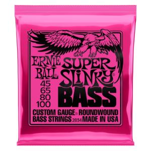 ERNIE BALL - CEB 2834 - Cordes basses slinky wound - Super slinky 45-65-80-100