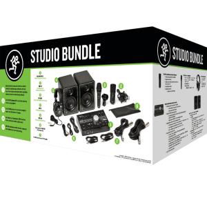 MACKIE RMK STUDIO-BUNDLE - Pack BigKnobStudio, 2 micros, enceintes