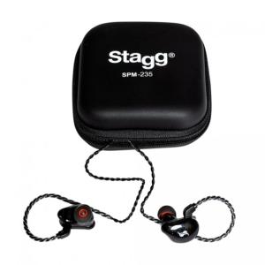 STAGG SPM-235 TR - Ecouteurs haute résolution à isolation acoustique transparent