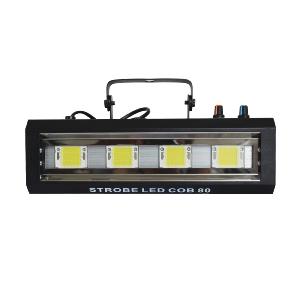 POWER LIGHTING STROBE LED COB 80 - Stroboscope led cob 4 x 20 watts led blanches