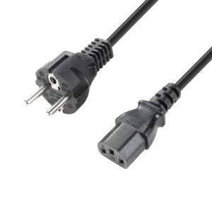 Adam Hall Cables 8101 KB 1000 - Cordon Secteur CEE 7/7 - C13 10 m