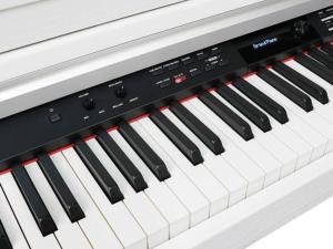 Médéli DP460K-WH Forte série digital home Piano n 88 Touches Graded Hammer Blanc