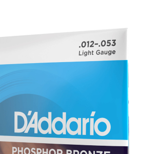 D'ADDARIO EJ16 - Phosphor Bronze Acoustic Guitar Strings, Light, 12-53