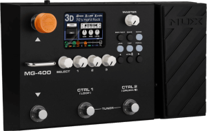 NUX MNU MG400 - 4 switchs, LCD 2,8" couleur, pédale d'expression