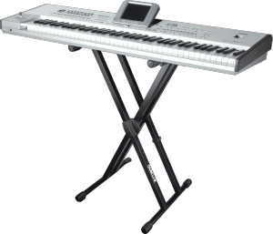 QUIKLOK - TQM T550 stand Clavier DOUBLE X - H535 - 970 mm