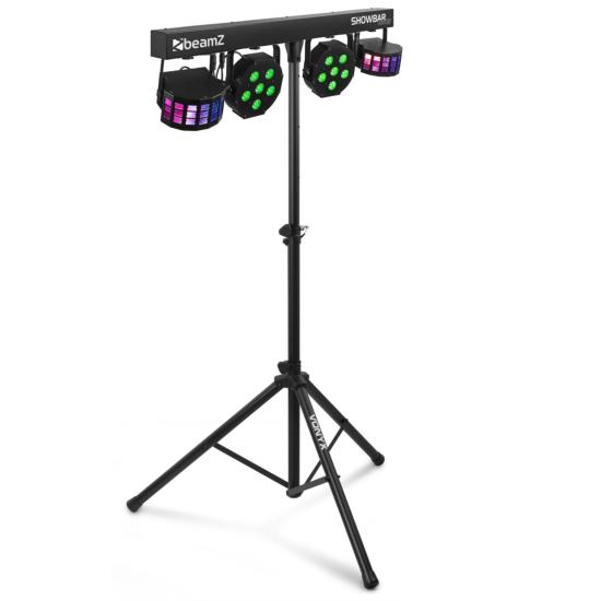 BeamZ SB02 - Jeu de lumière showbar 2x Derby et 2x Par - sur batterie