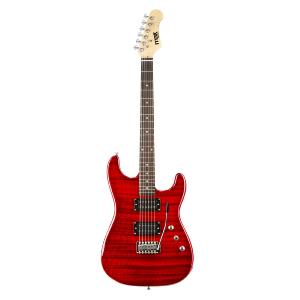 MAX - GIGKIT PACK GUITARE ÉLECTRIQUE ROCK, EFFET MATELASSÉ, ROUGE FONCÉ