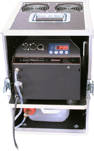 HAZEBASE - Base highpower case - Machine à double pompe DMX - 2600 watts