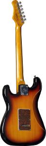 EKO GEE ST350-SB - ST 350 - Type Strat vintage HSS - Sunburst