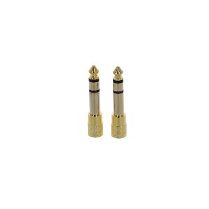 ENOVA hifi HA635 GOLD PACK2 - Adaptateur casque metal plaque or
