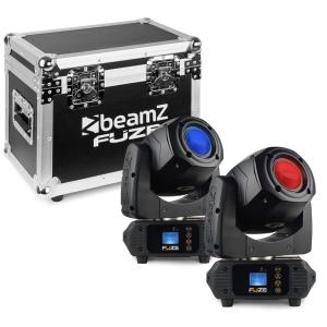 BEAMZ FUZE75S - Lyre spot 75W, set de deux avec flight case