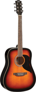 EKO GEA RANGER6-BWN - Ranger 6 - Dreadnought Brown Sunburst