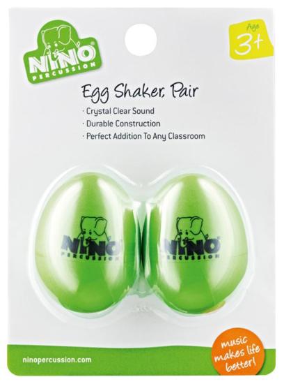 NINO PERCUSSION - PAIRE OEUF-SHAKER NINO VERT