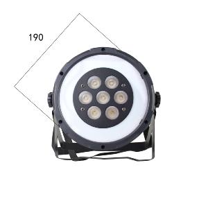 POWER LIGHTING - PAR 7x10W QUAD RING - Projecteur 4-en-1 avec anneaux