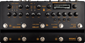 NUX MNU TRIDENT - 10 switchs, 10 blocs effets, MIDI, looper