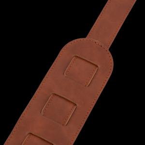 PRODIPE SCUIR1 - Sangle cuir marron pleine fleur pour guitare