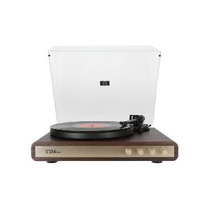 ENOVA HIFI VELA VP2 - Platine Vintage Hifi + Enceintes - Finition Bois Foncé
