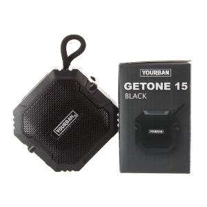 YOURBAN GETONE 15 BLACK - Enceinte Nomade Bluetooth Compacte - Couleur Noire